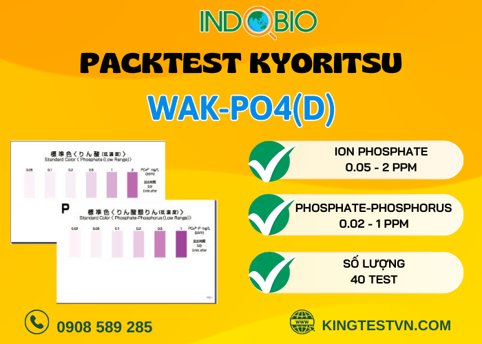 Cách sử dụng bộ test phosphate WAK-PO4(D)